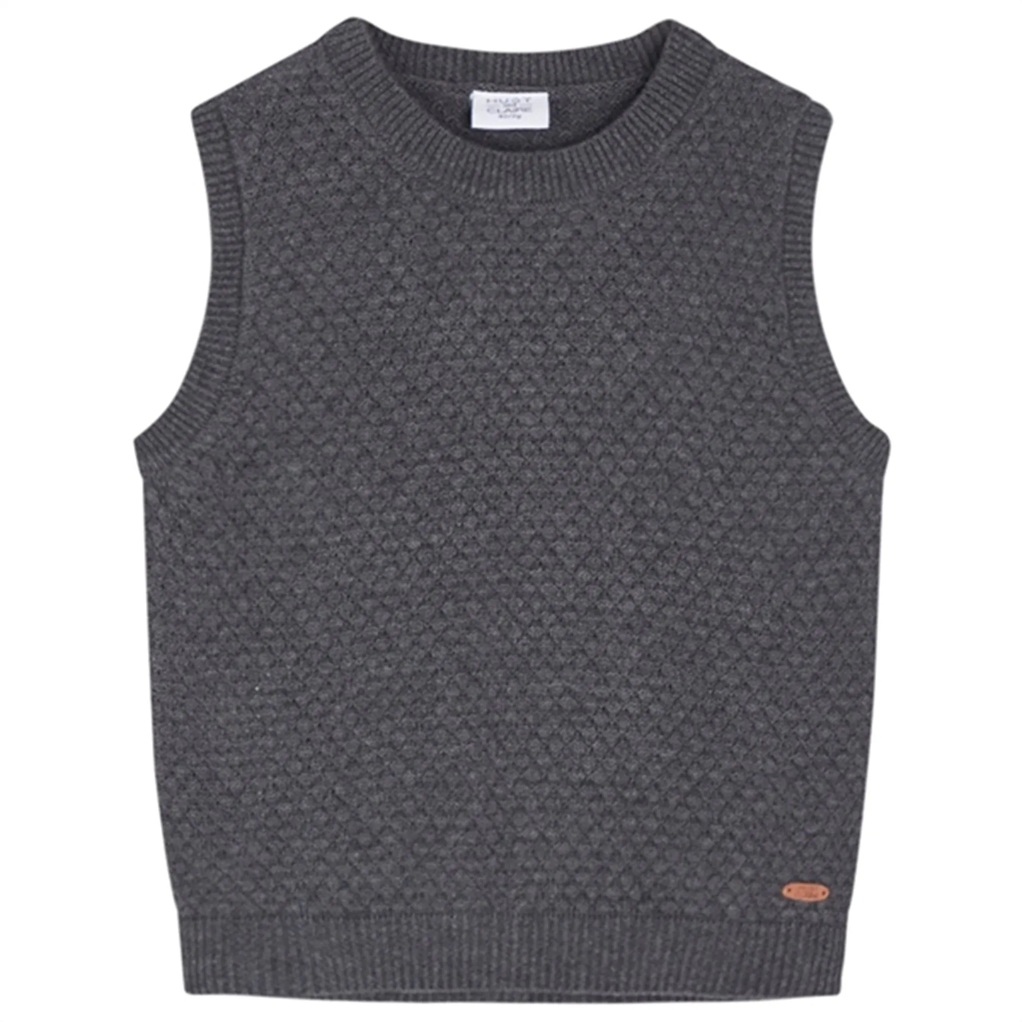 Hust & Claire Mini Antracite Melange Eigil Vest