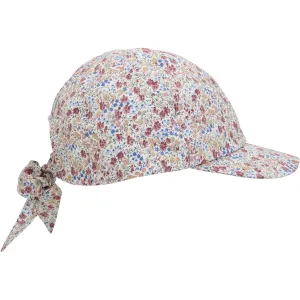 Huttelihut Sepia Rose Cap In Liberty Fabric