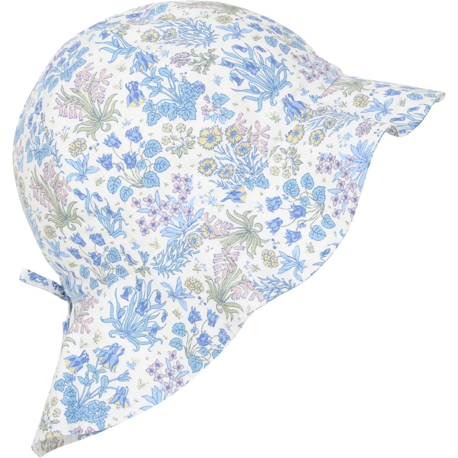 Huttelihut Soft Chambray Summer Hat In Liberty Fabric
