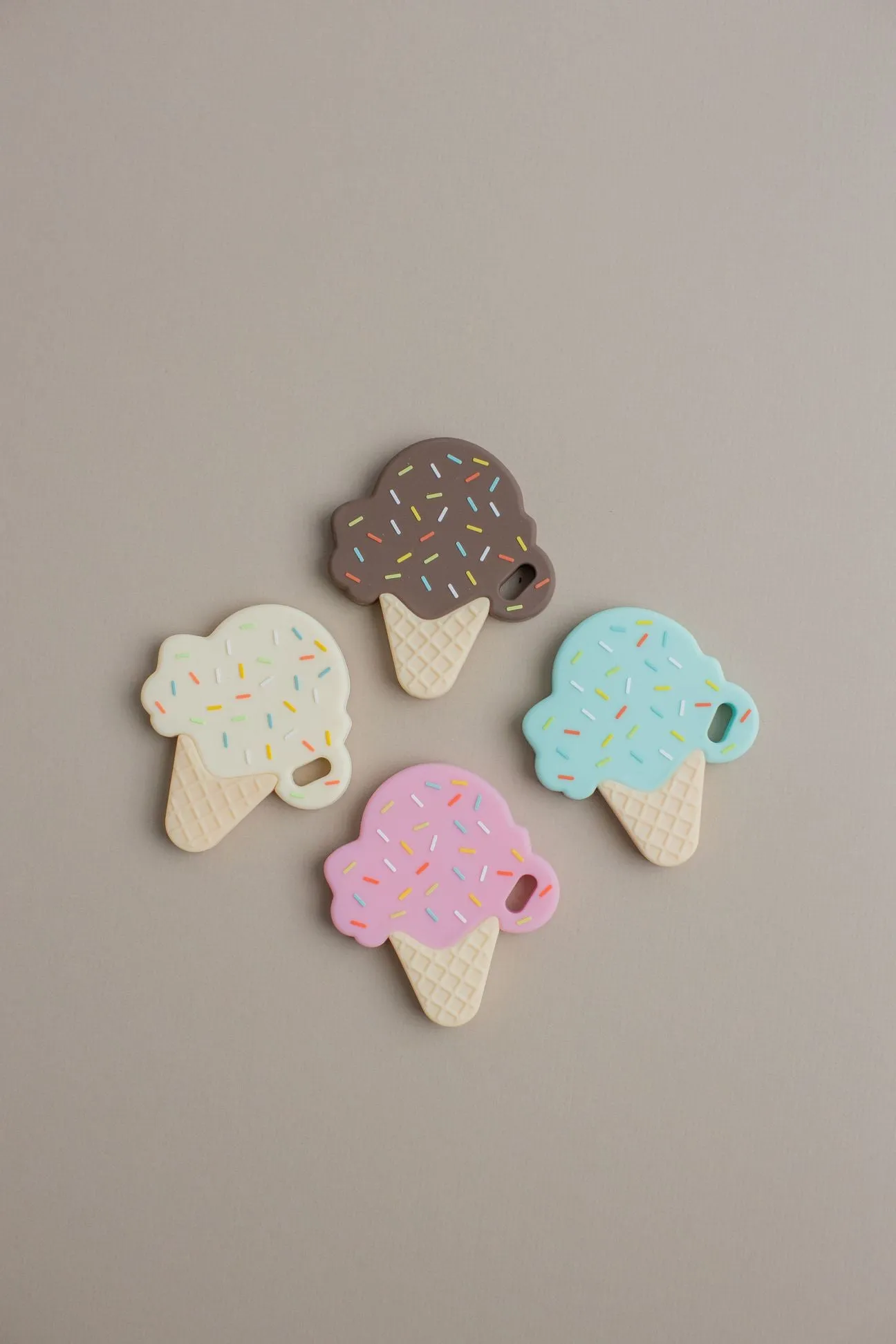 Ice Cream Silicone Teether - BPA Free Silicone