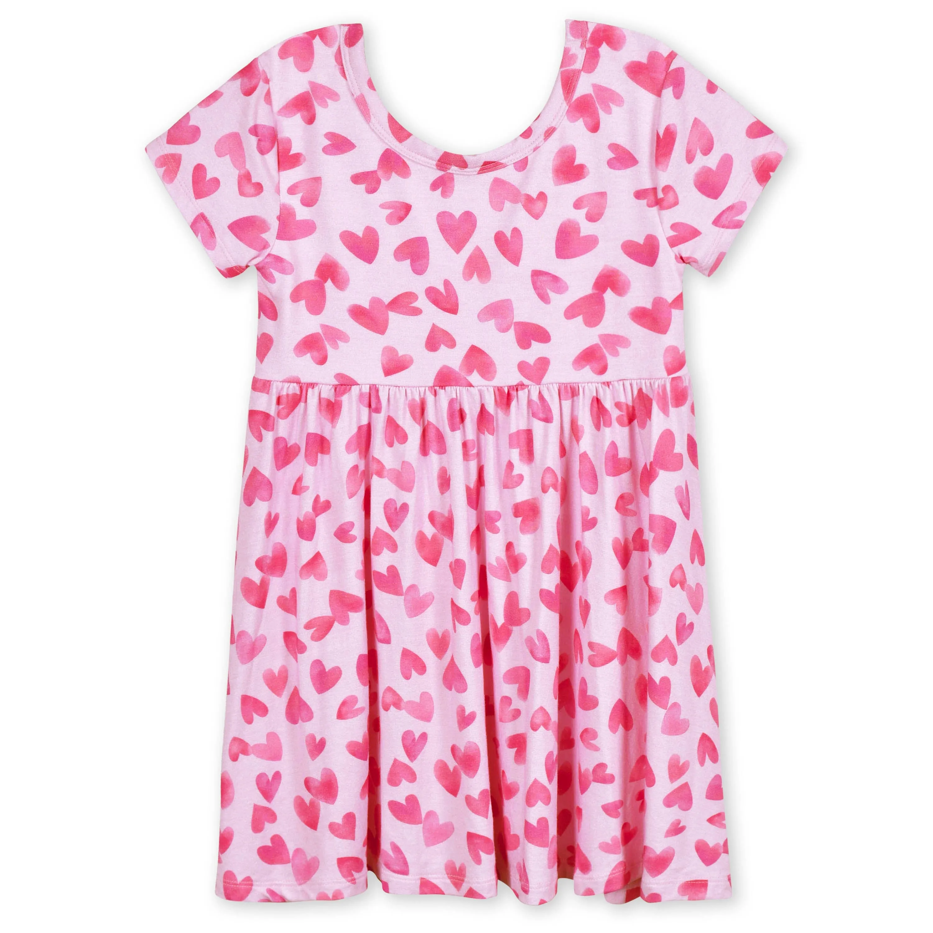 Infant & Toddler Girls Heartfelt Buttery Soft Viscose Made from Eucalyptus Twirl Dress Gerber Childrenswea