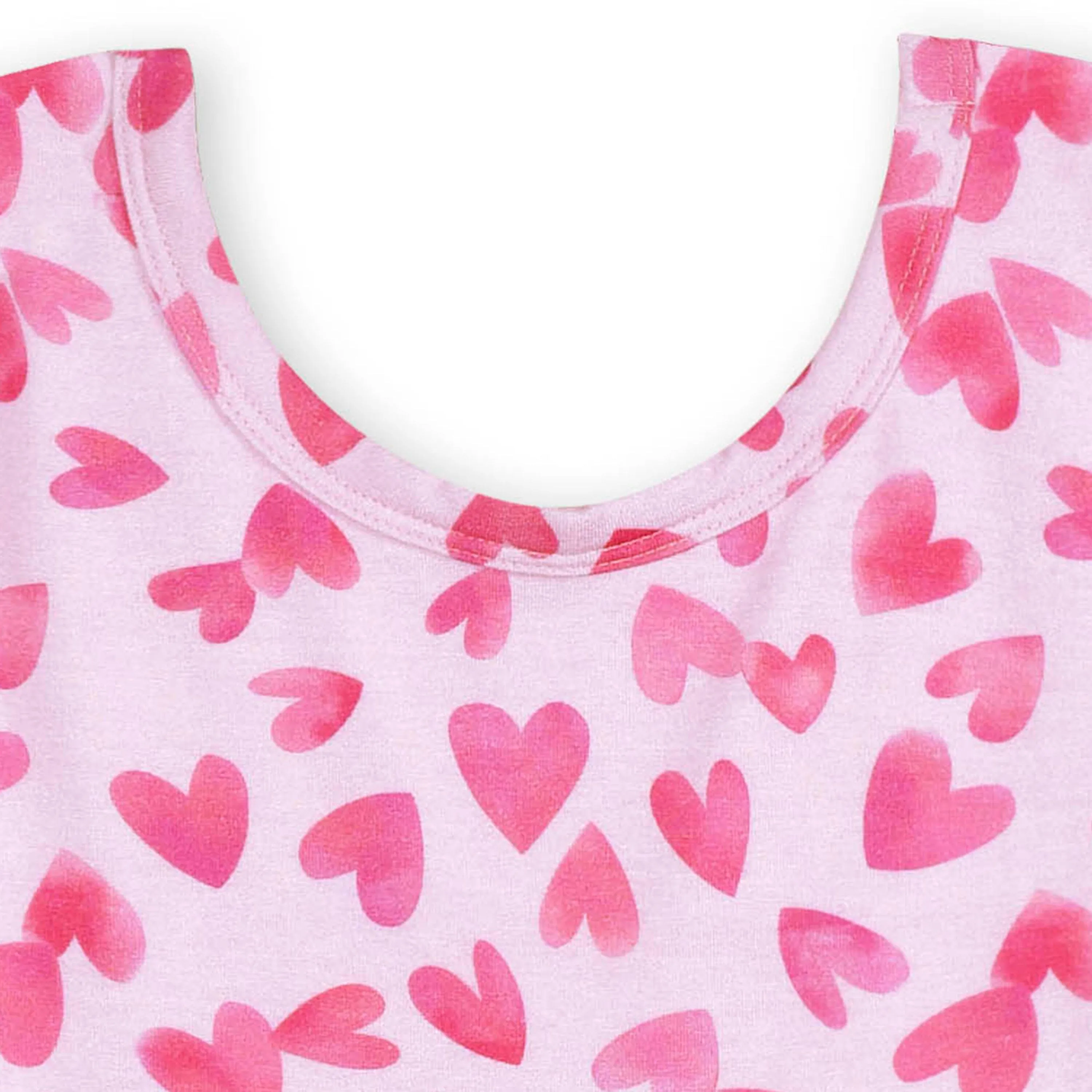 Infant & Toddler Girls Heartfelt Buttery Soft Viscose Made from Eucalyptus Twirl Dress Gerber Childrenswea