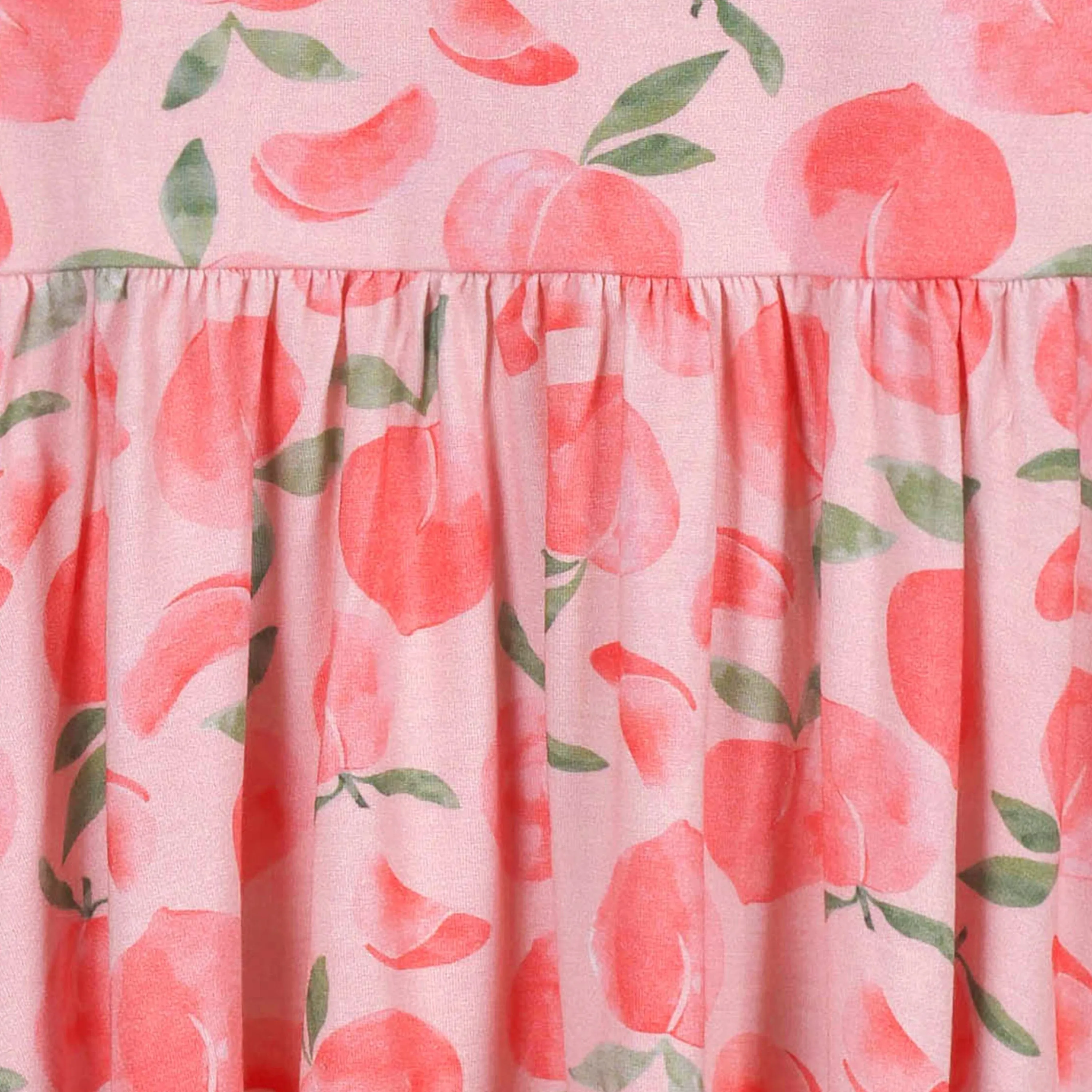 Infant & Toddler Girls Just Peachy Buttery Soft Viscose Made from Eucalyptus Twirl Dress Gerber Childrenswea