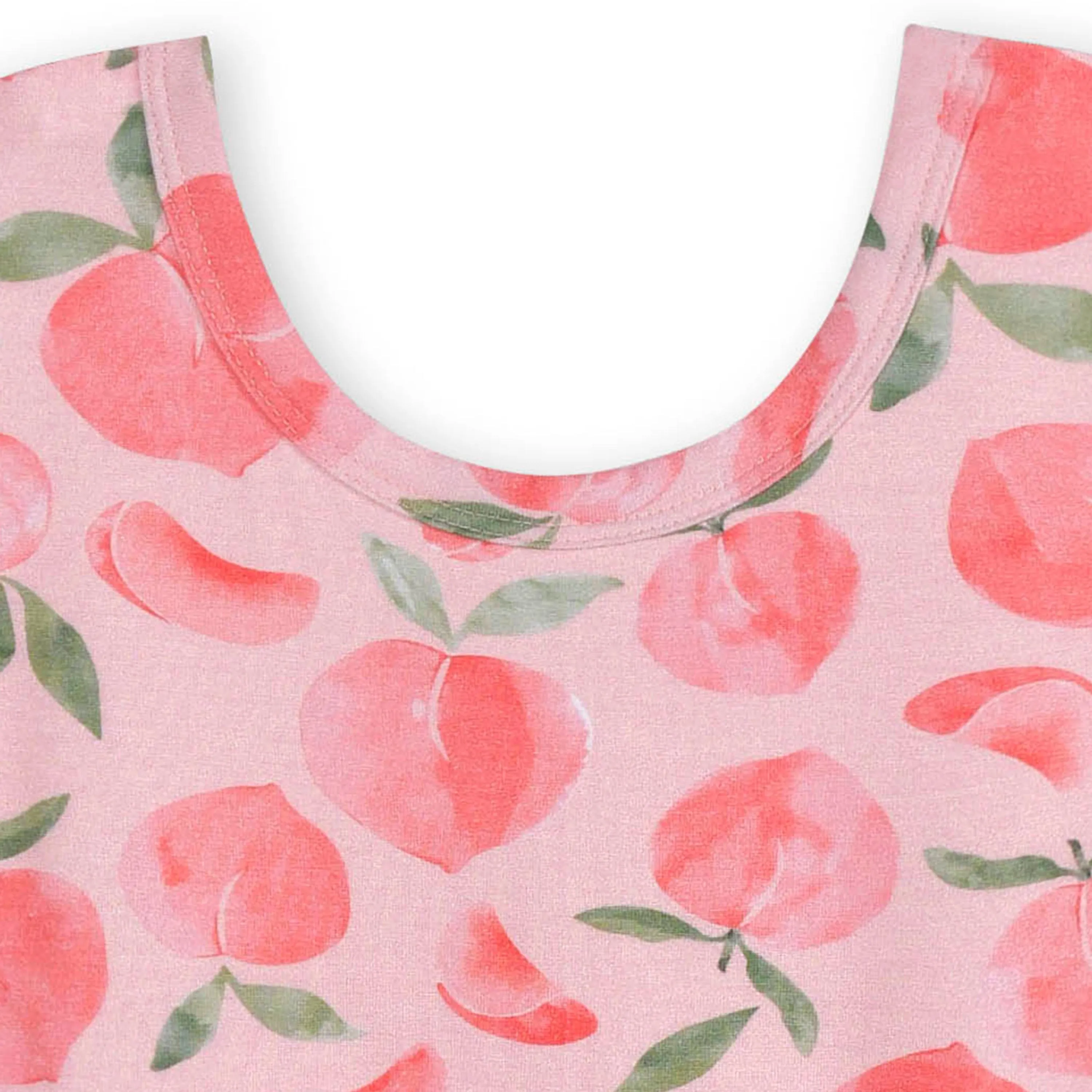 Infant & Toddler Girls Just Peachy Buttery Soft Viscose Made from Eucalyptus Twirl Dress Gerber Childrenswea