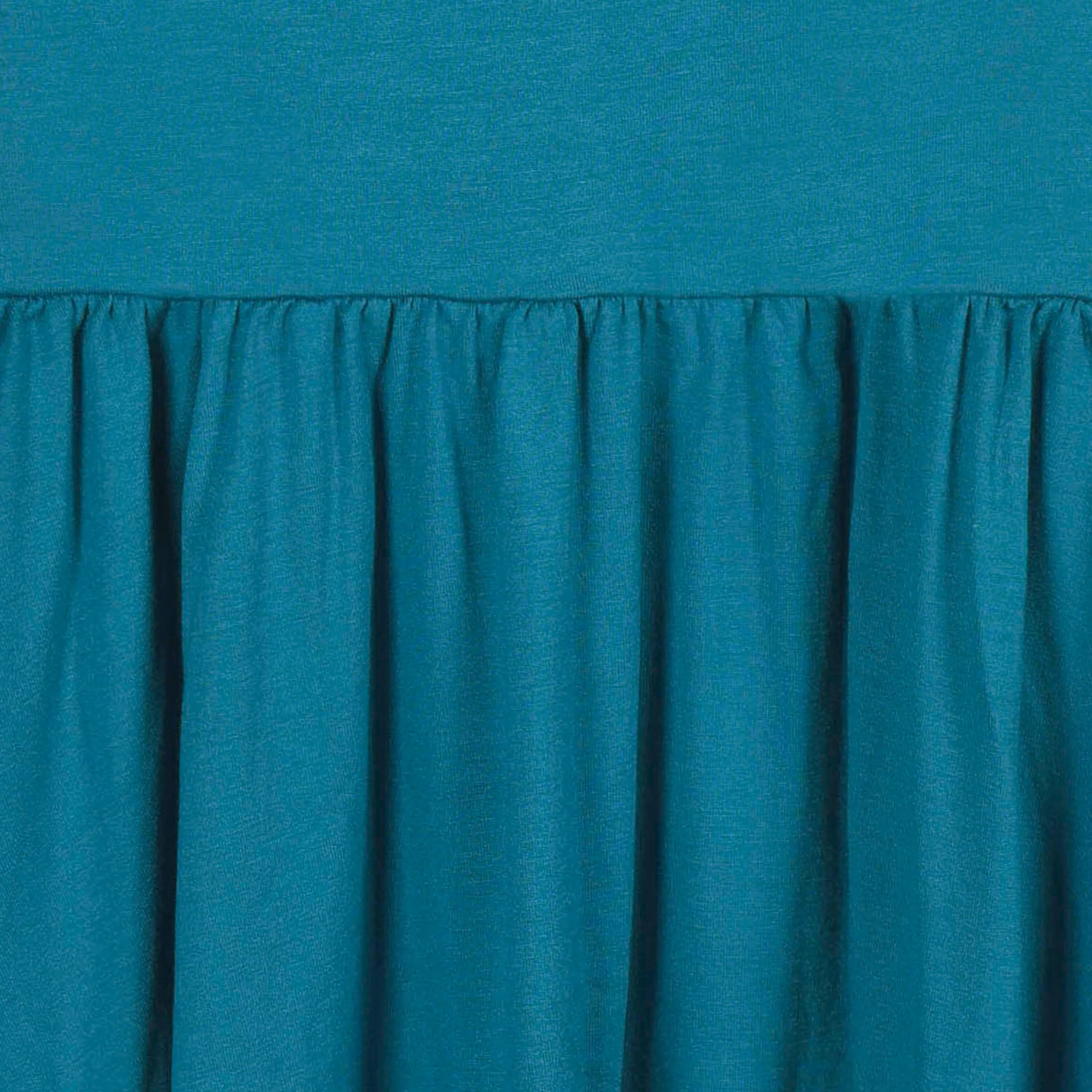 Infant & Toddler Girls Ocean Teal Buttery Soft Viscose Made from Eucalyptus Twirl Dress Gerber Childrenswea