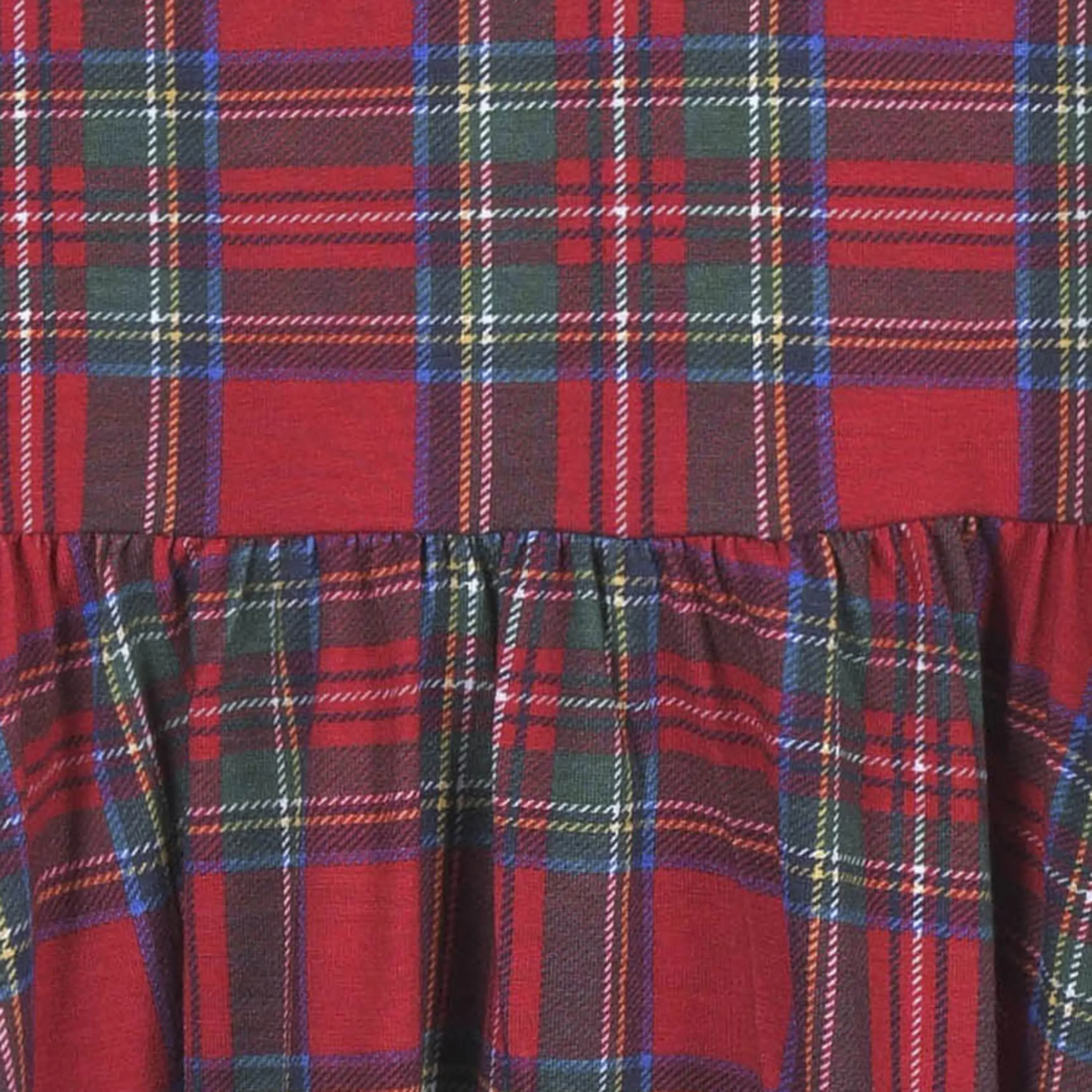 Infant & Toddler Girls Plaid About You Buttery Soft Viscose Made from Eucalyptus Holiday Twirl Dress Gerber Childrenswea