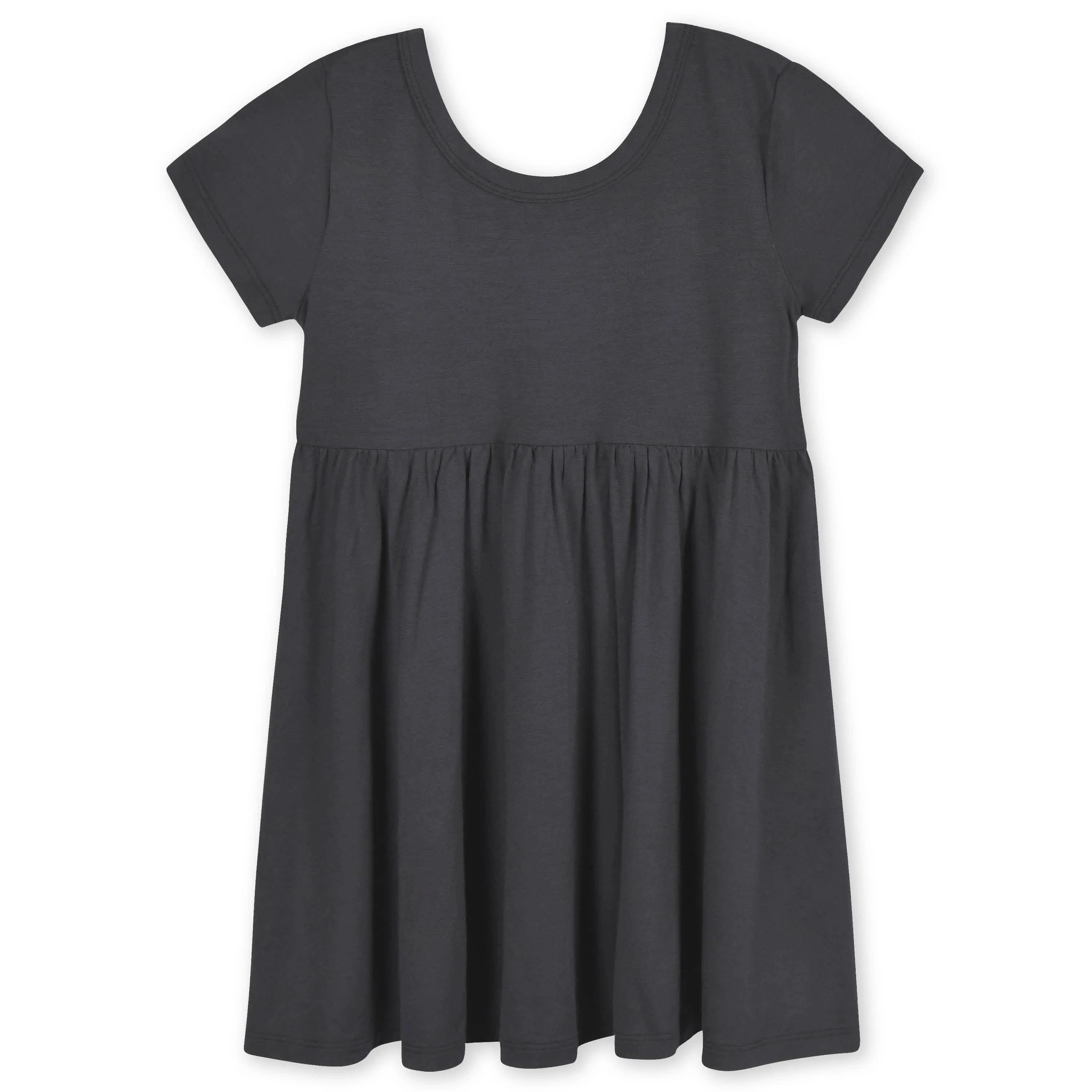 Infant & Toddler Girls Shadow Buttery Soft Viscose Made from Eucalyptus Twirl Dress Gerber Childrenswea