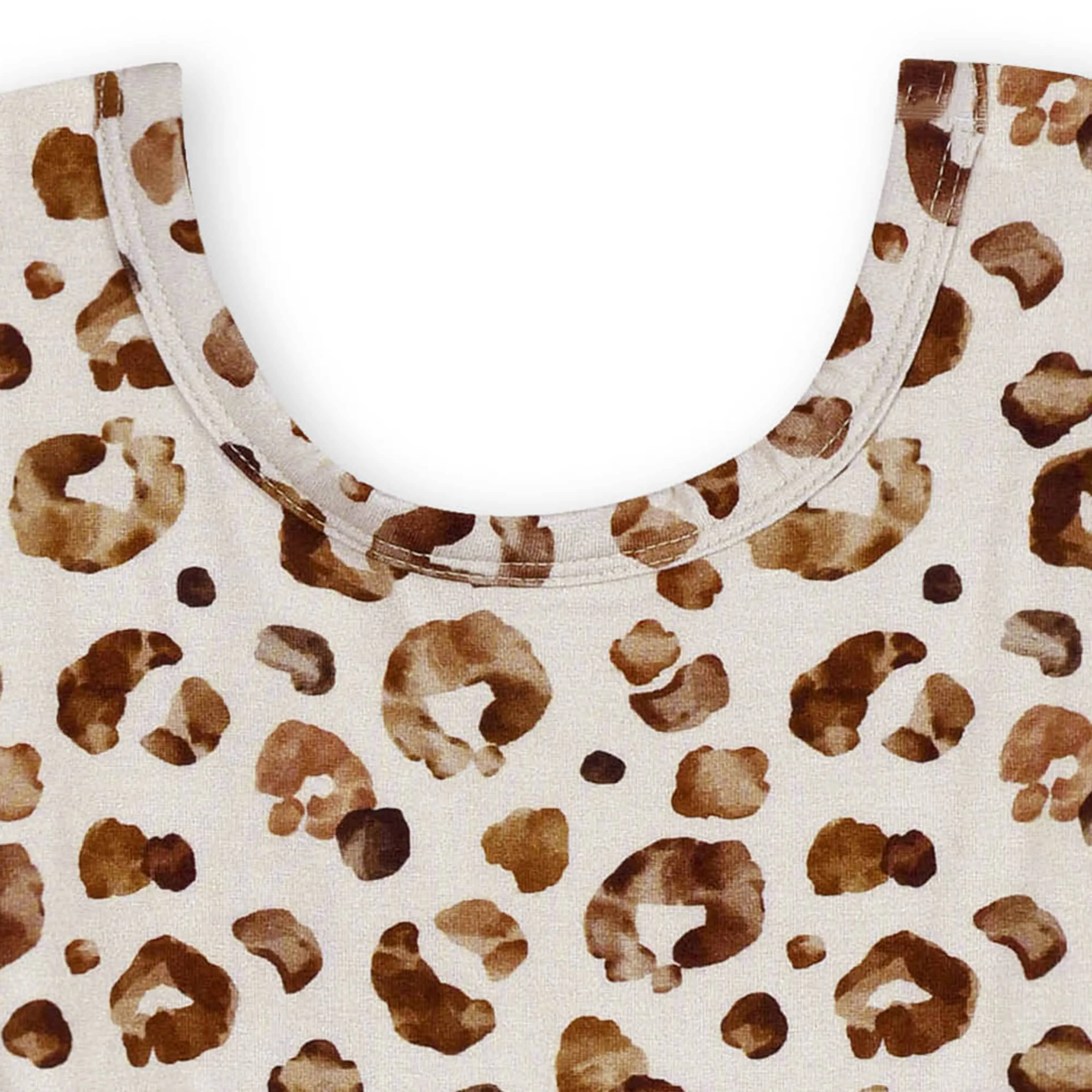Infant & Toddler Girls Spotted Leopard Buttery Soft Viscose Made from Eucalyptus Twirl Dress Gerber Childrenswea