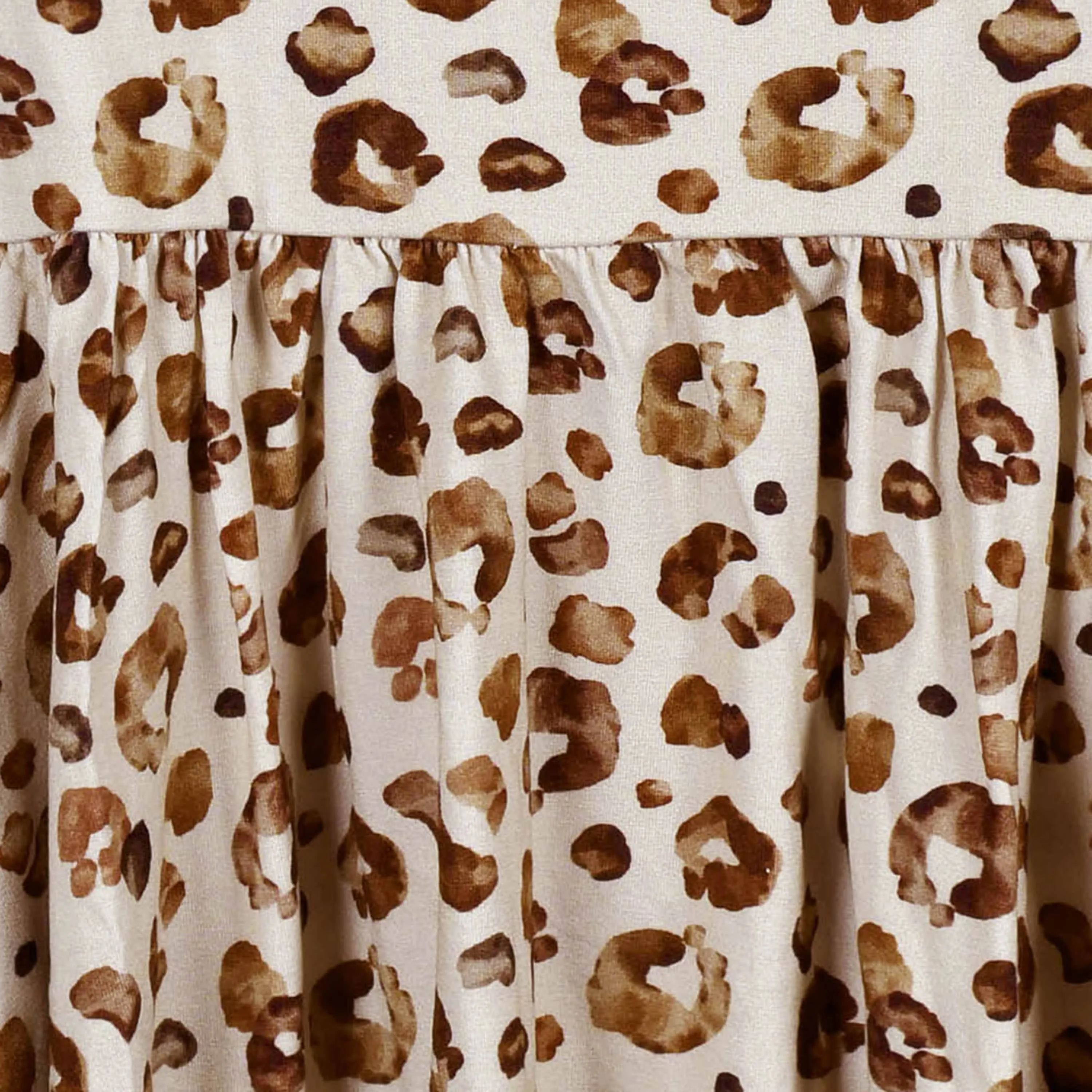 Infant & Toddler Girls Spotted Leopard Buttery Soft Viscose Made from Eucalyptus Twirl Dress Gerber Childrenswea