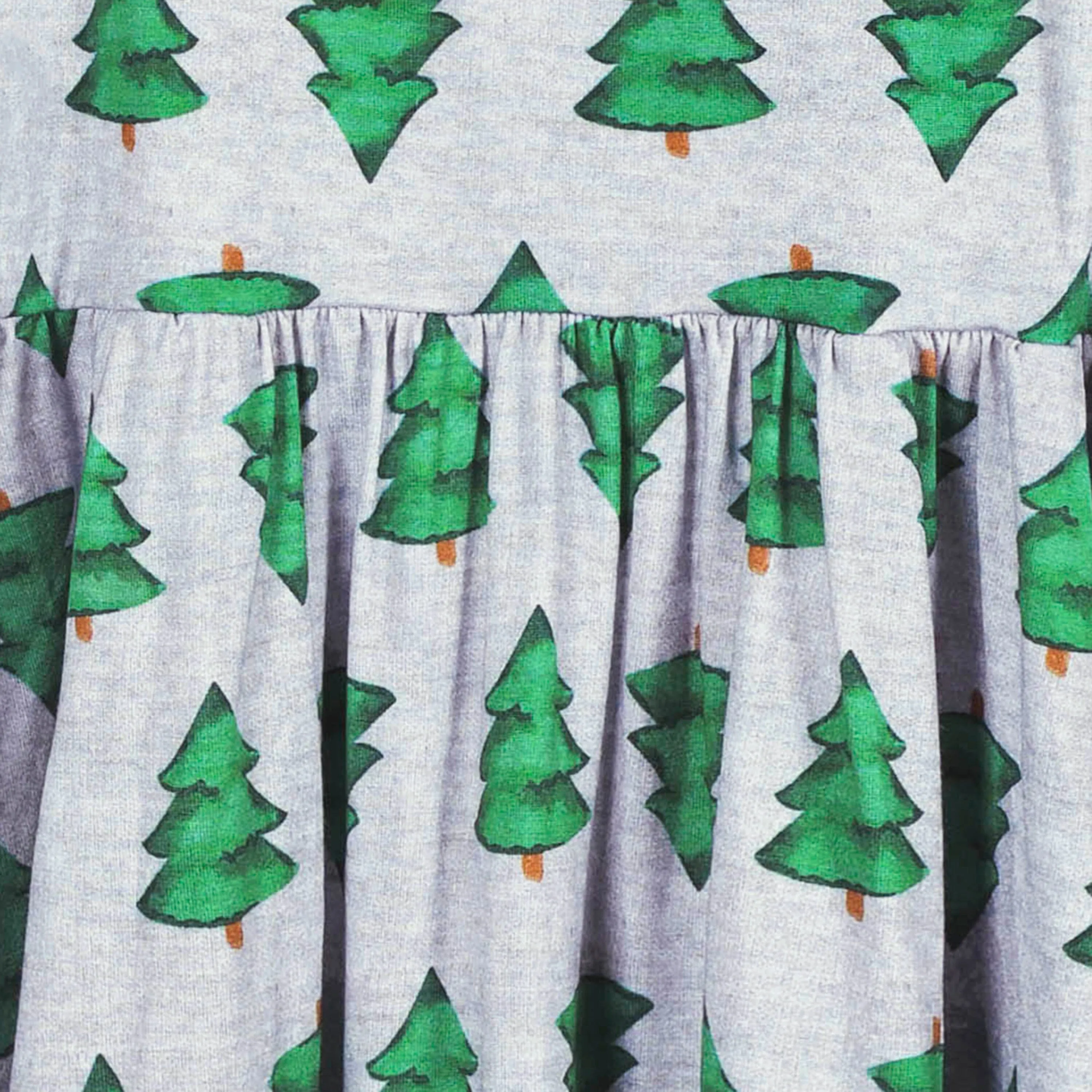 Infant & Toddler Girls Spruce Buttery Soft Viscose Made from Eucalyptus Holiday Twirl Dress Gerber Childrenswea