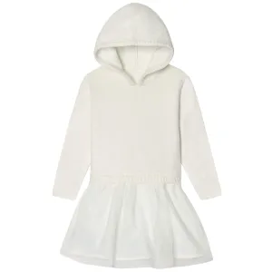 Infant & Toddler Girls White Sweater Dress With Tulle Skirt Gerber Childrenswea