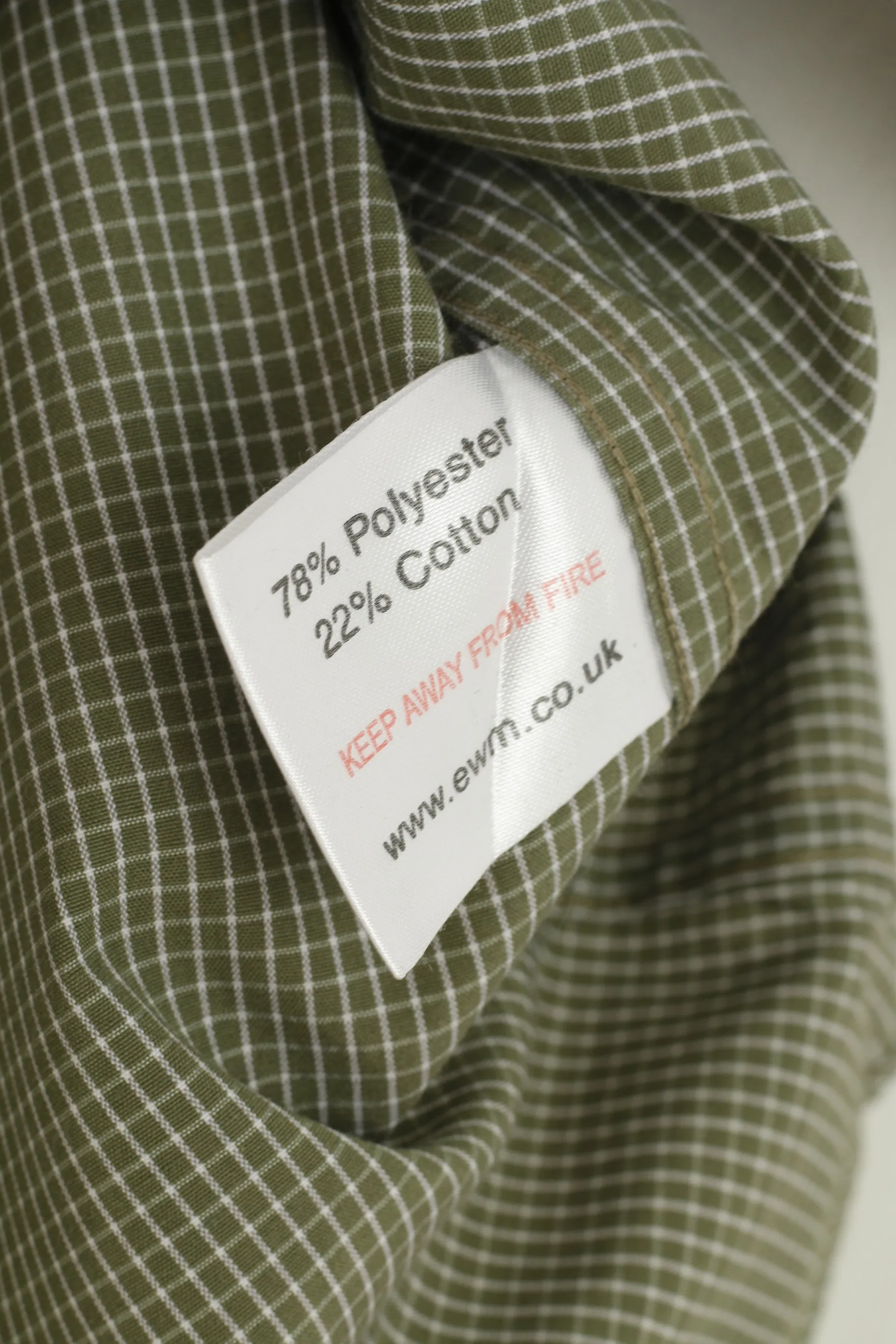James Pringle Men L Casual Shirt Green Checkered Detailed Buttons Short Sleeve Top