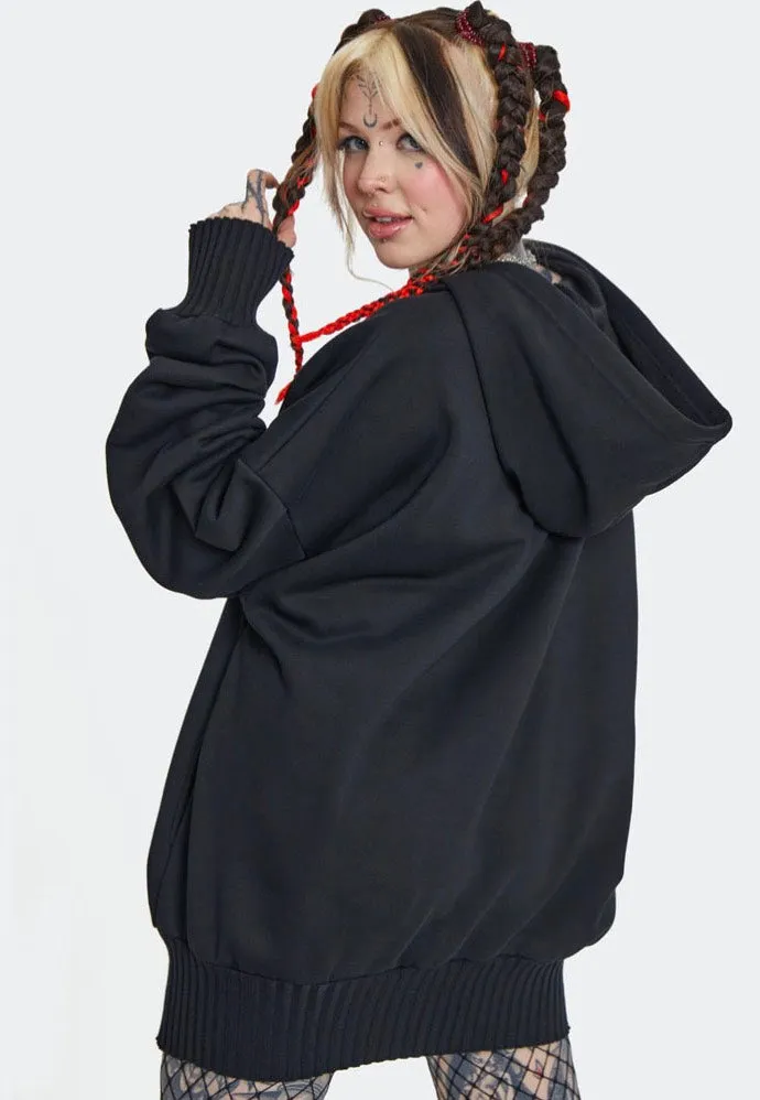 Jawbreaker - Baphomet Printed Oversized Black - Hoodie