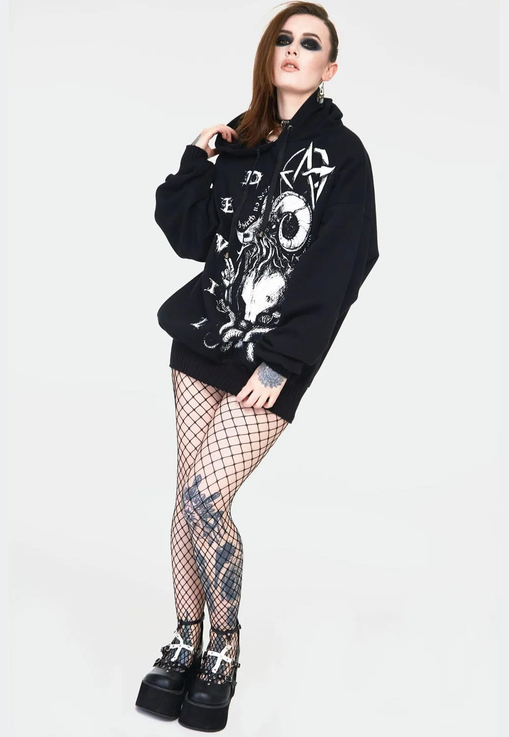 Jawbreaker - Devil Tarot Oversized Black - Hoodie