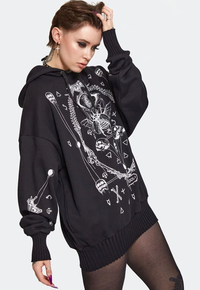 Jawbreaker - Vitriol Printed Oversized Black - Hoodie