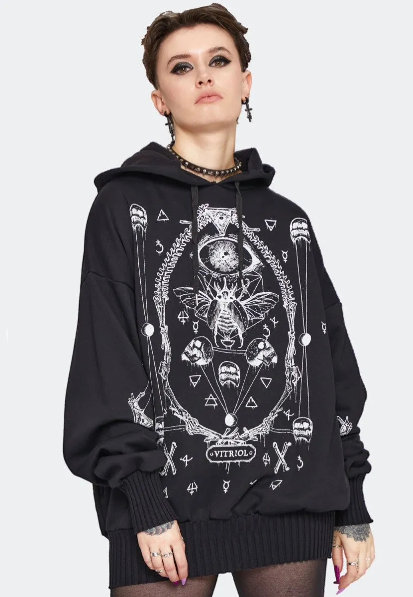 Jawbreaker - Vitriol Printed Oversized Black - Hoodie