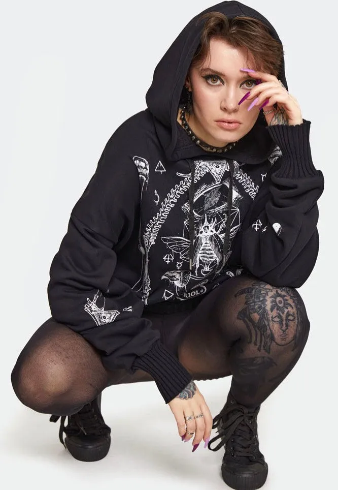 Jawbreaker - Vitriol Printed Oversized Black - Hoodie