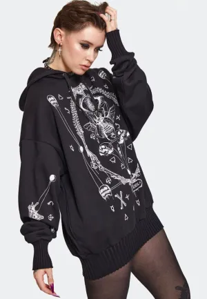 Jawbreaker - Vitriol Printed Oversized Black - Hoodie