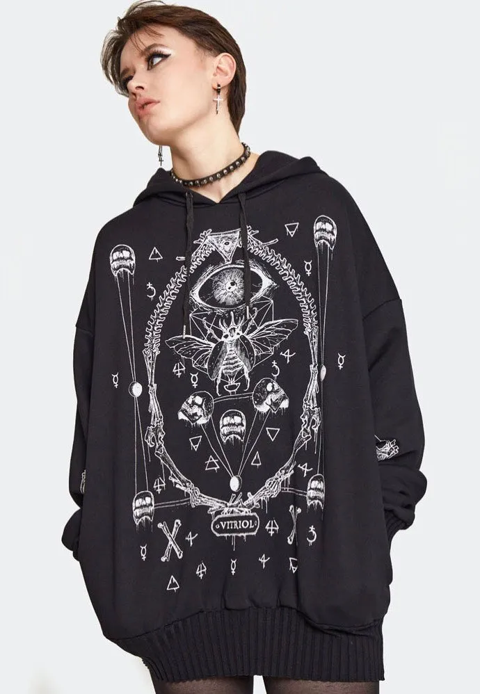 Jawbreaker - Vitriol Printed Oversized Black - Hoodie
