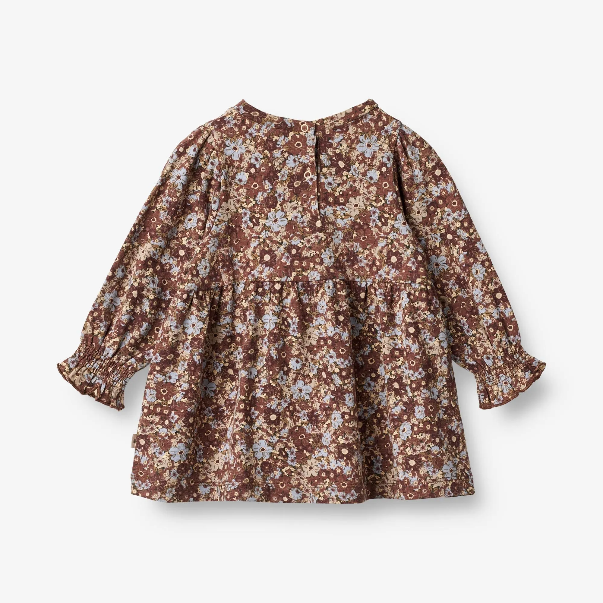 Jersey Dress Eliane | Baby - flowers in plenty Wheat
