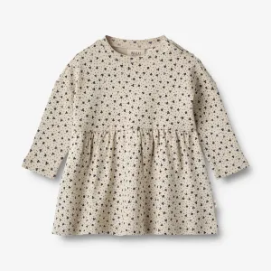 Jersey Dress Emmy | Baby - soft beige clover Wheat