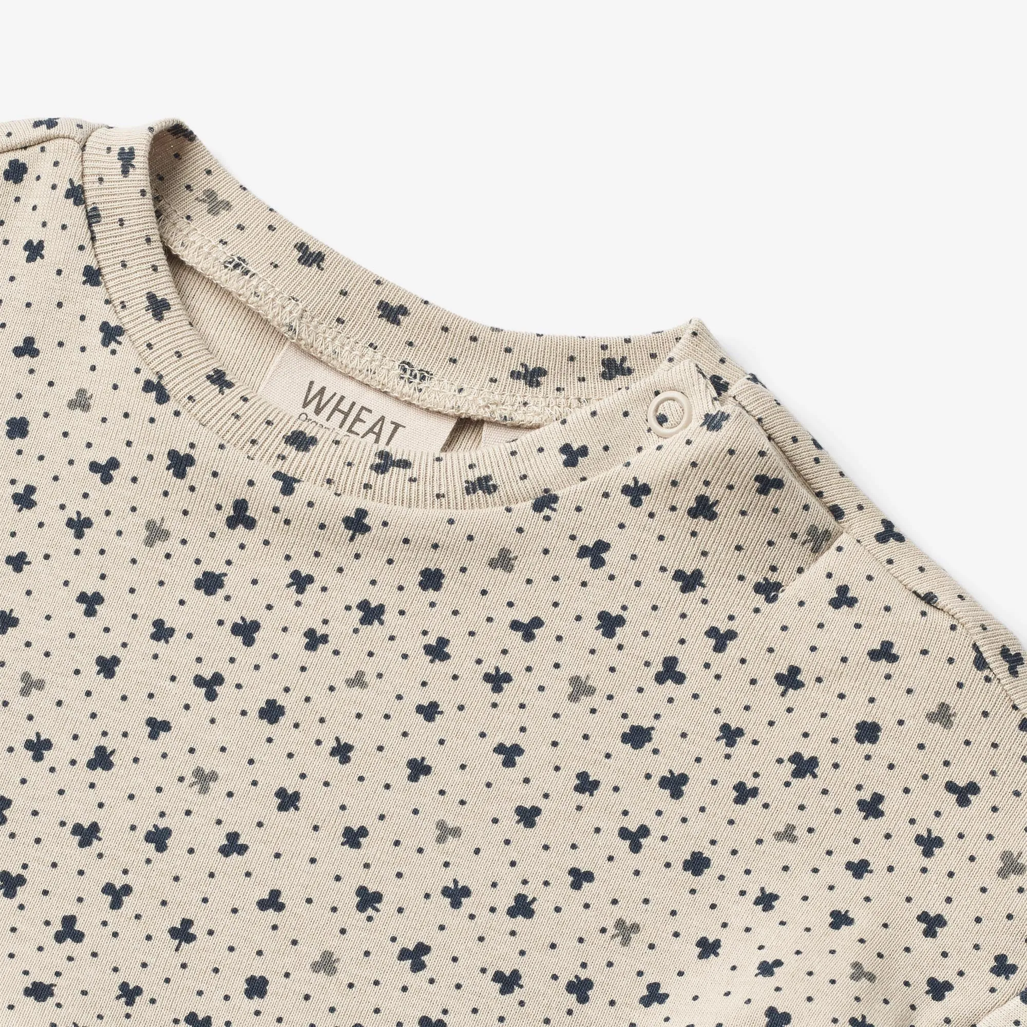 Jersey Dress Emmy | Baby - soft beige clover Wheat
