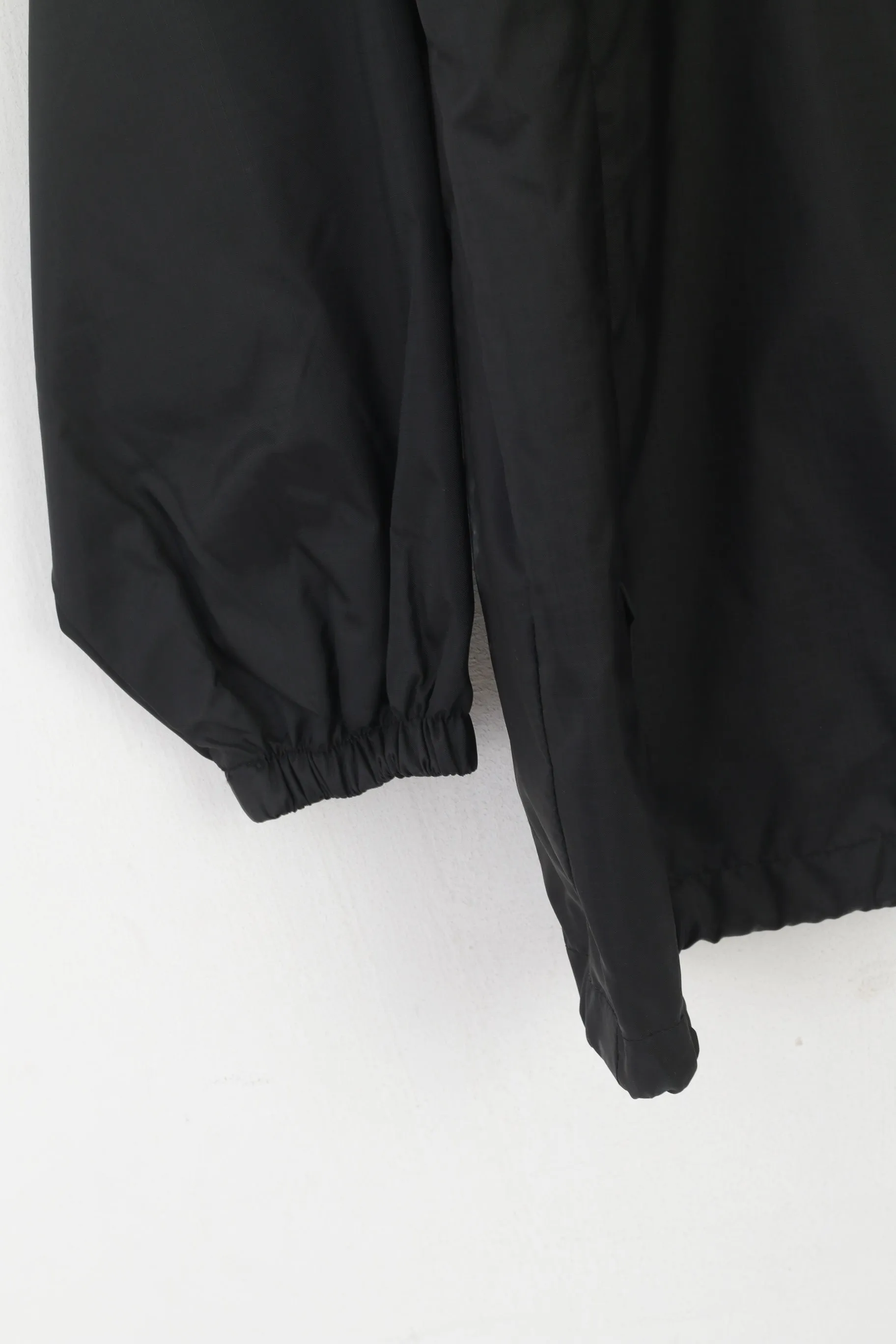 Jingham Men S Jacket Black Nylon Waterproof Full Zipper Lightweight Top