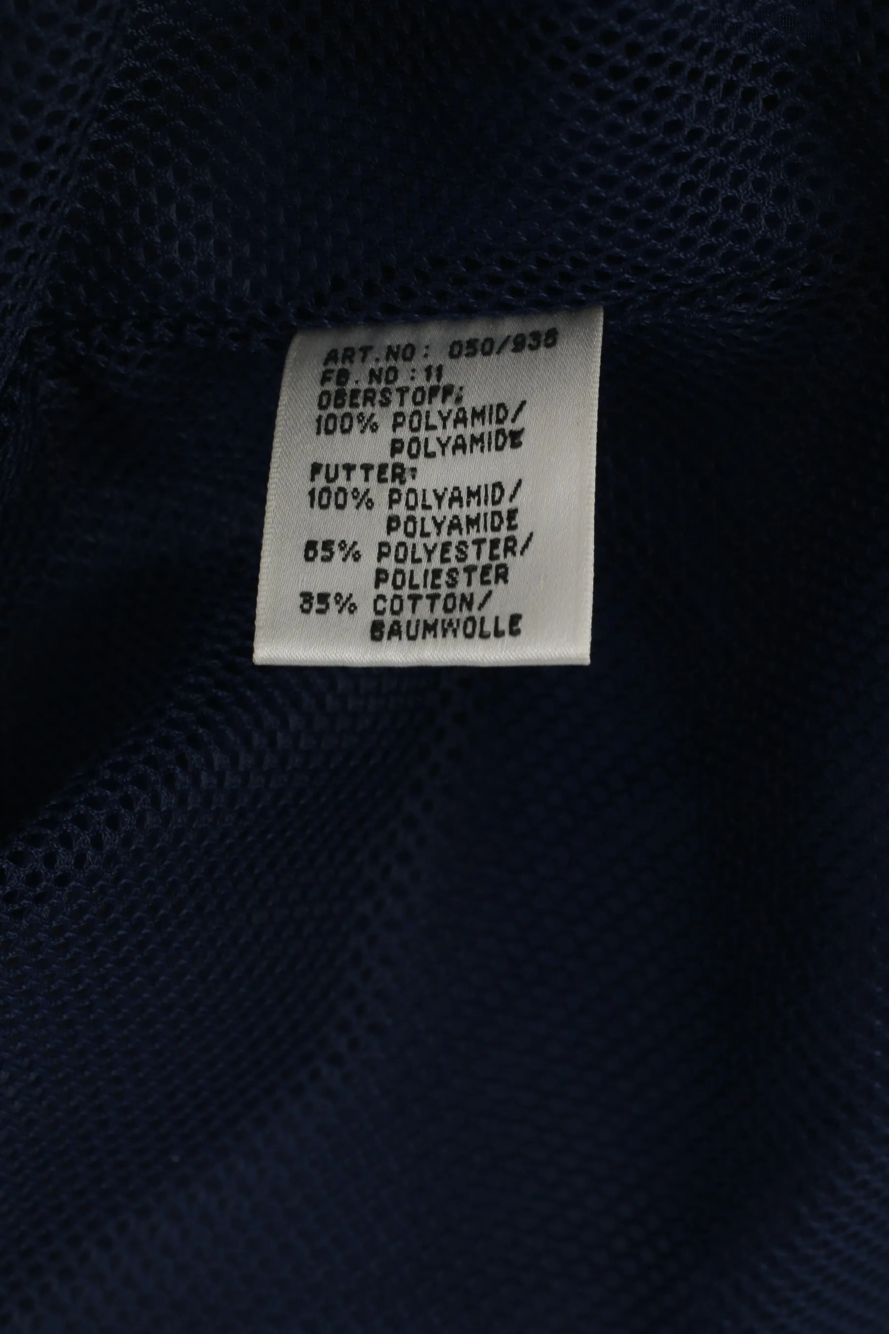 John F.Gee Men 60/62 XXXL Pullover Jacket Navy Vintage Nylon Hooded Lightweight Top