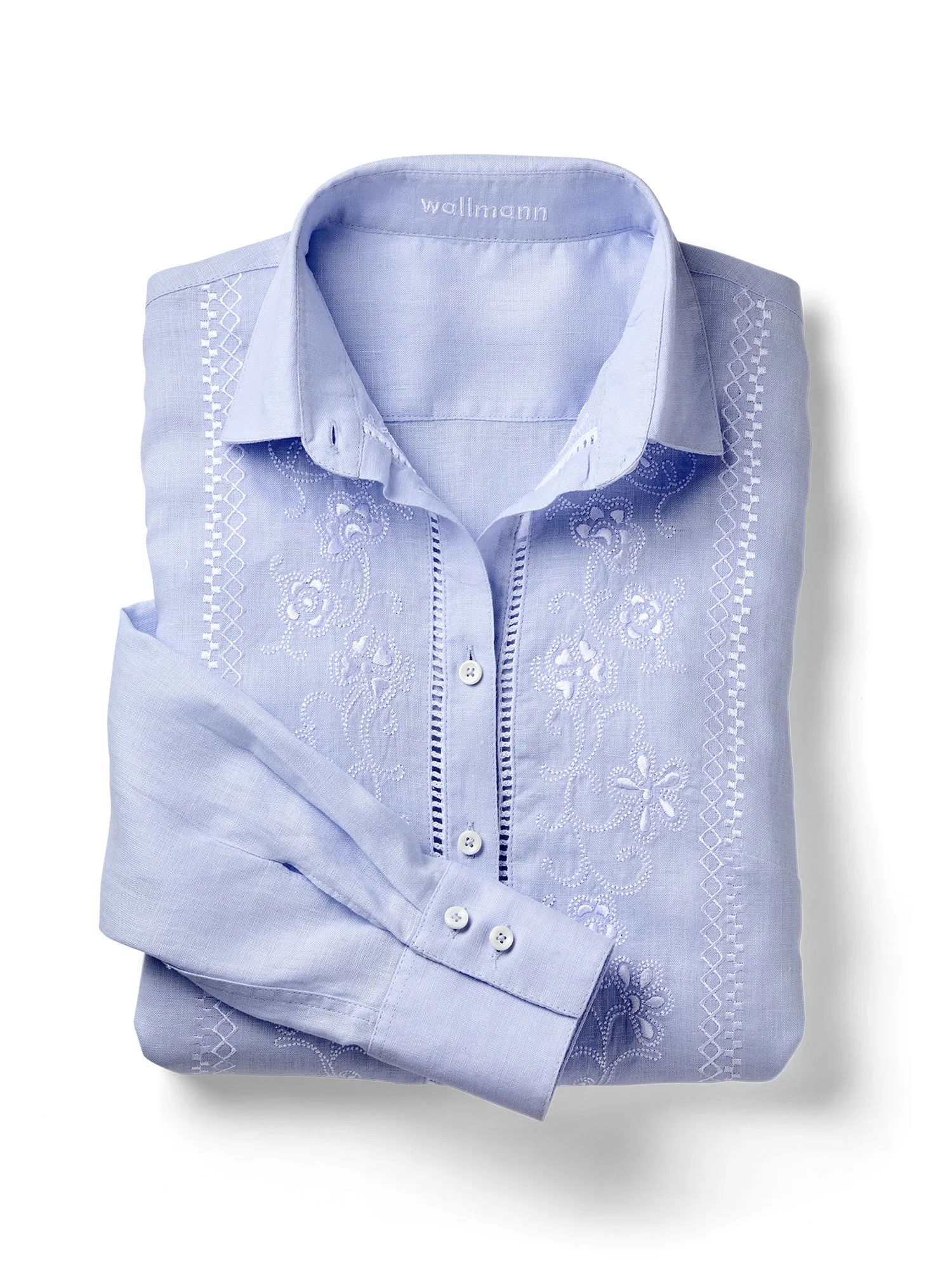 Juna Embroidered Linen Shirt