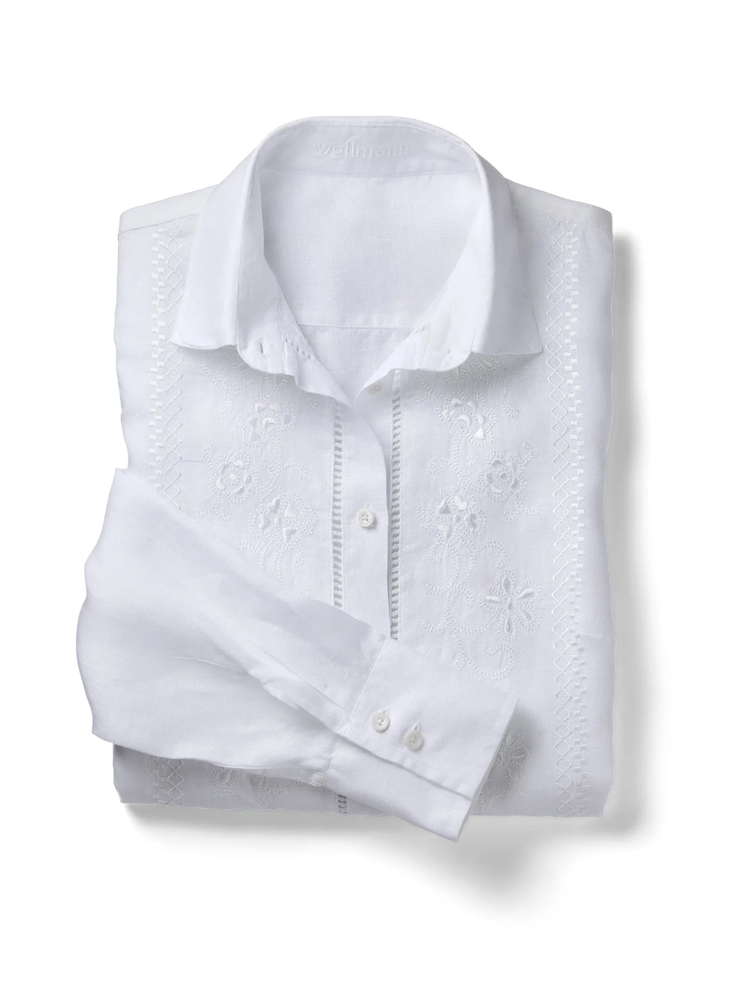 Juna Embroidered Linen Shirt