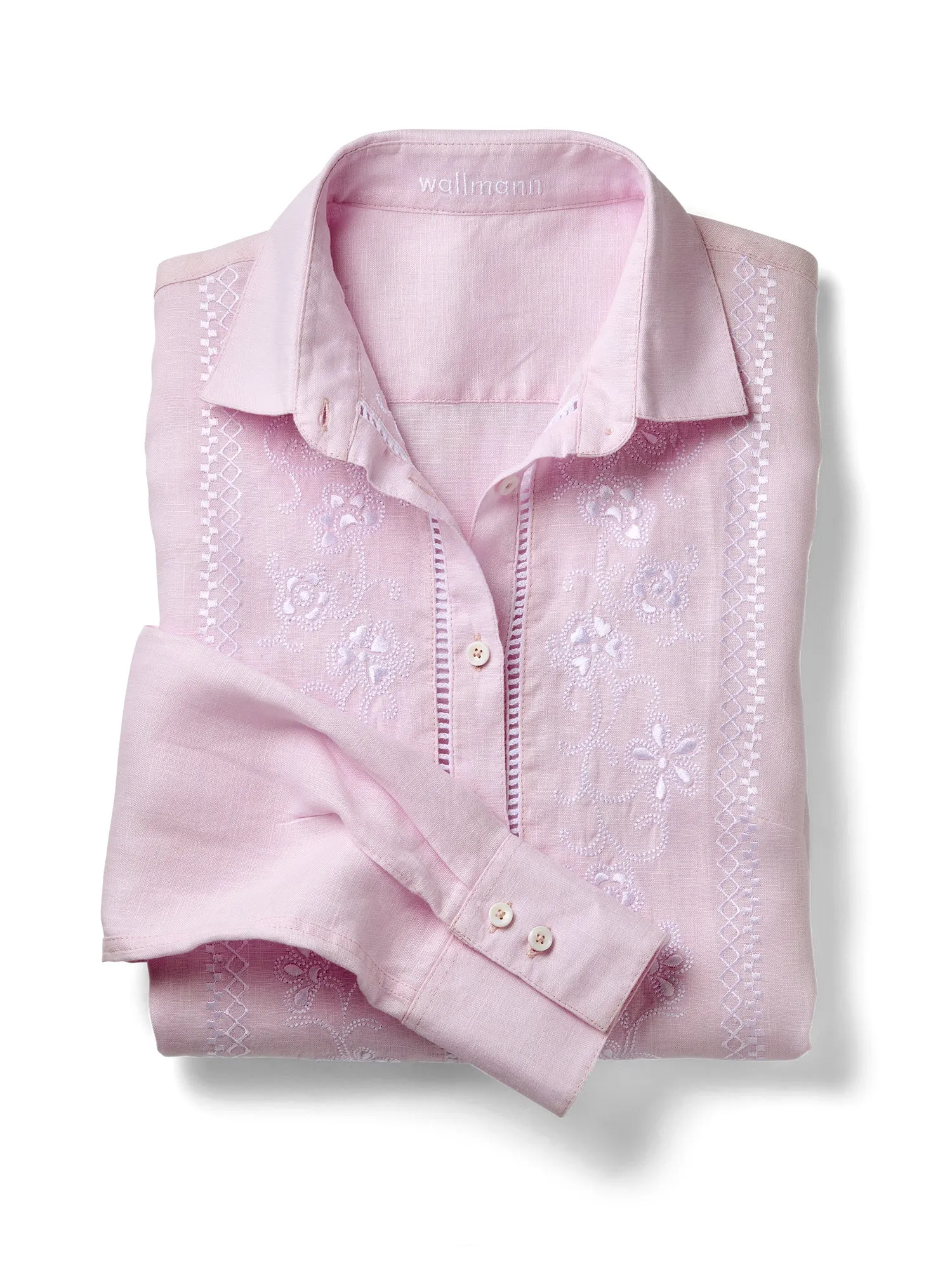 Juna Embroidered Linen Shirt