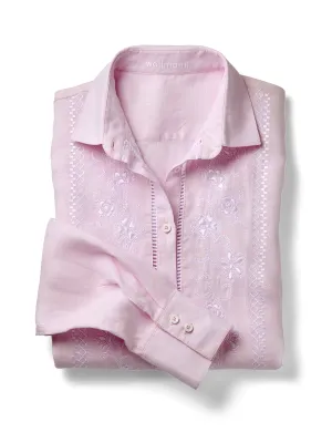Juna Embroidered Linen Shirt