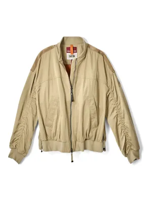 Kathryn Satin Twill Bomber Jacket