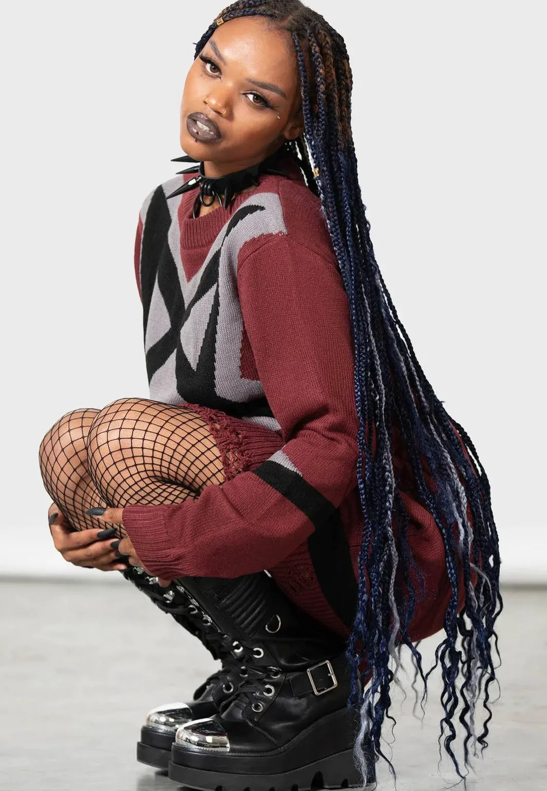 Killstar - Star Crux Knit Blood - Pullover