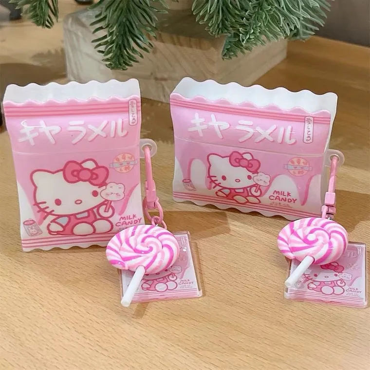 Kitten Lollipop Airpods Case