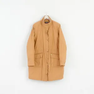 Klepper Women 22 48 Coat Shiny Brown Padded Aqua Stop Full Zipper Top