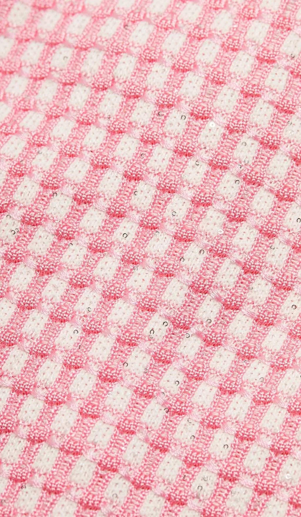 KNITTED BUTTON MINI DRESS IN PINK Gloria Lanvin