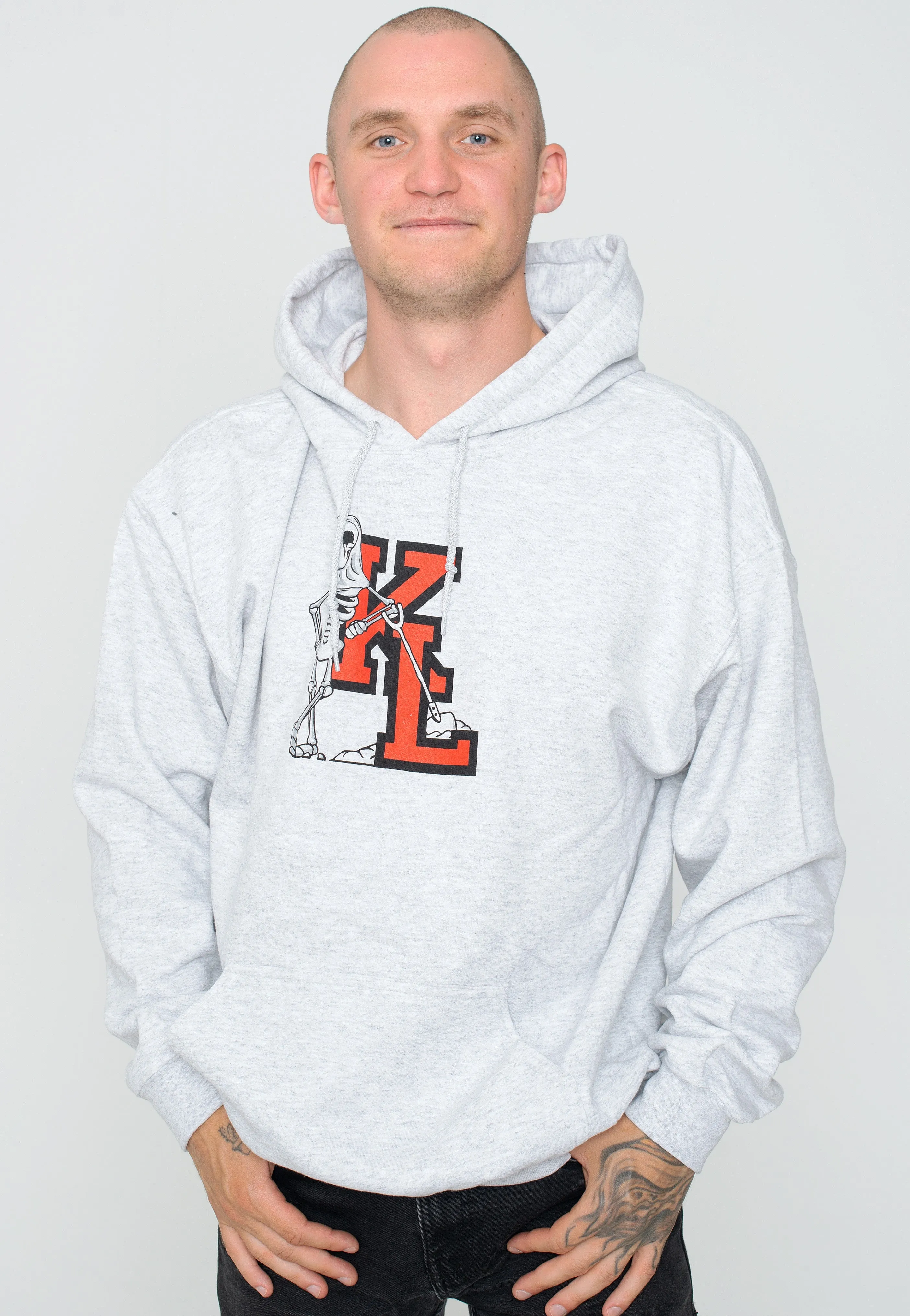 Knocked Loose - Grave Digger Ash Grey - Hoodie