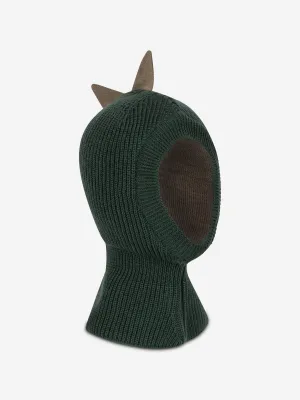 Konges Sljd Baby Boys Animal Balaclava in Green