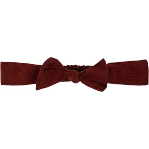 Konges Sljd Red Dahlia Velvet Hairband