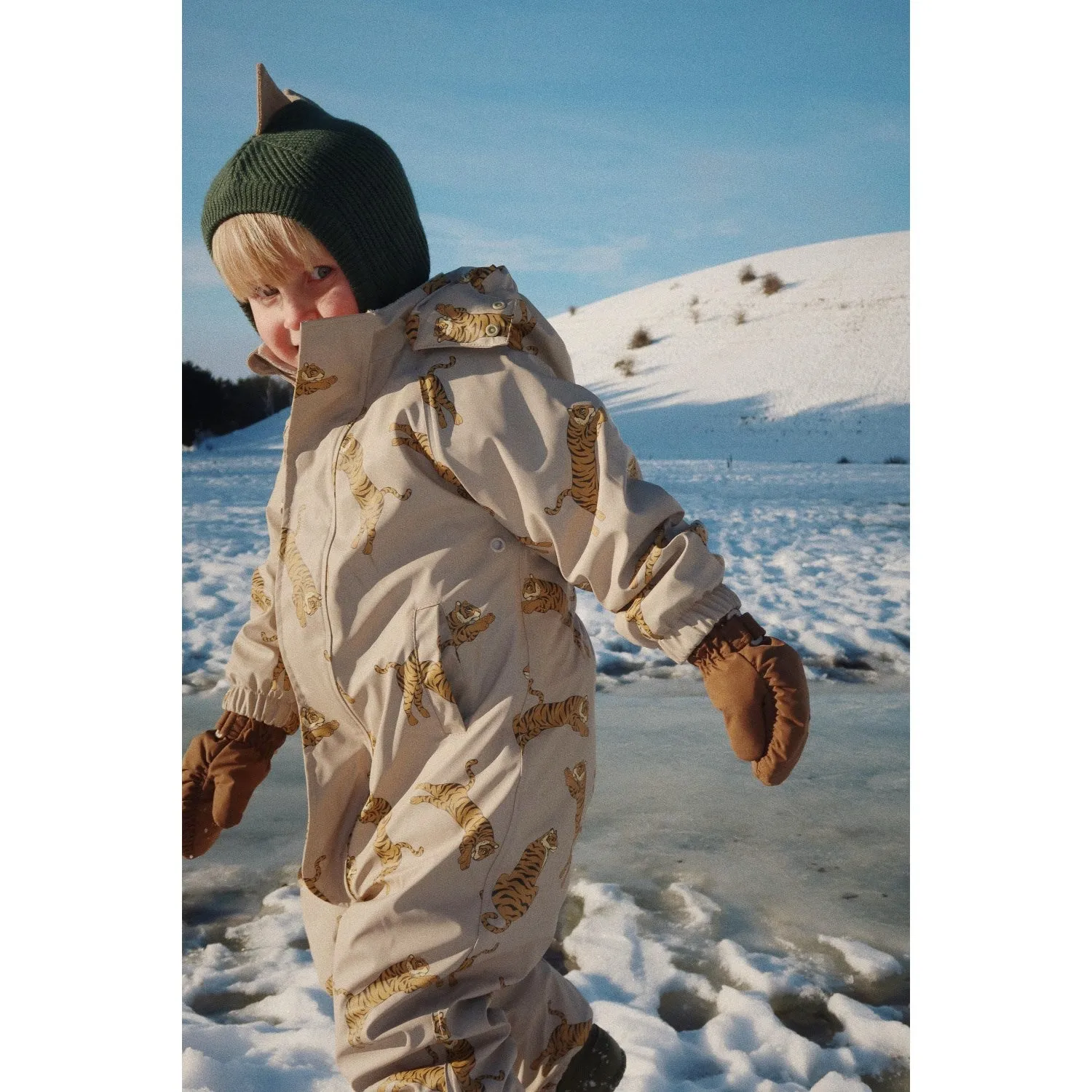 Konges Sljd Walnut Nohr Snow Mittens