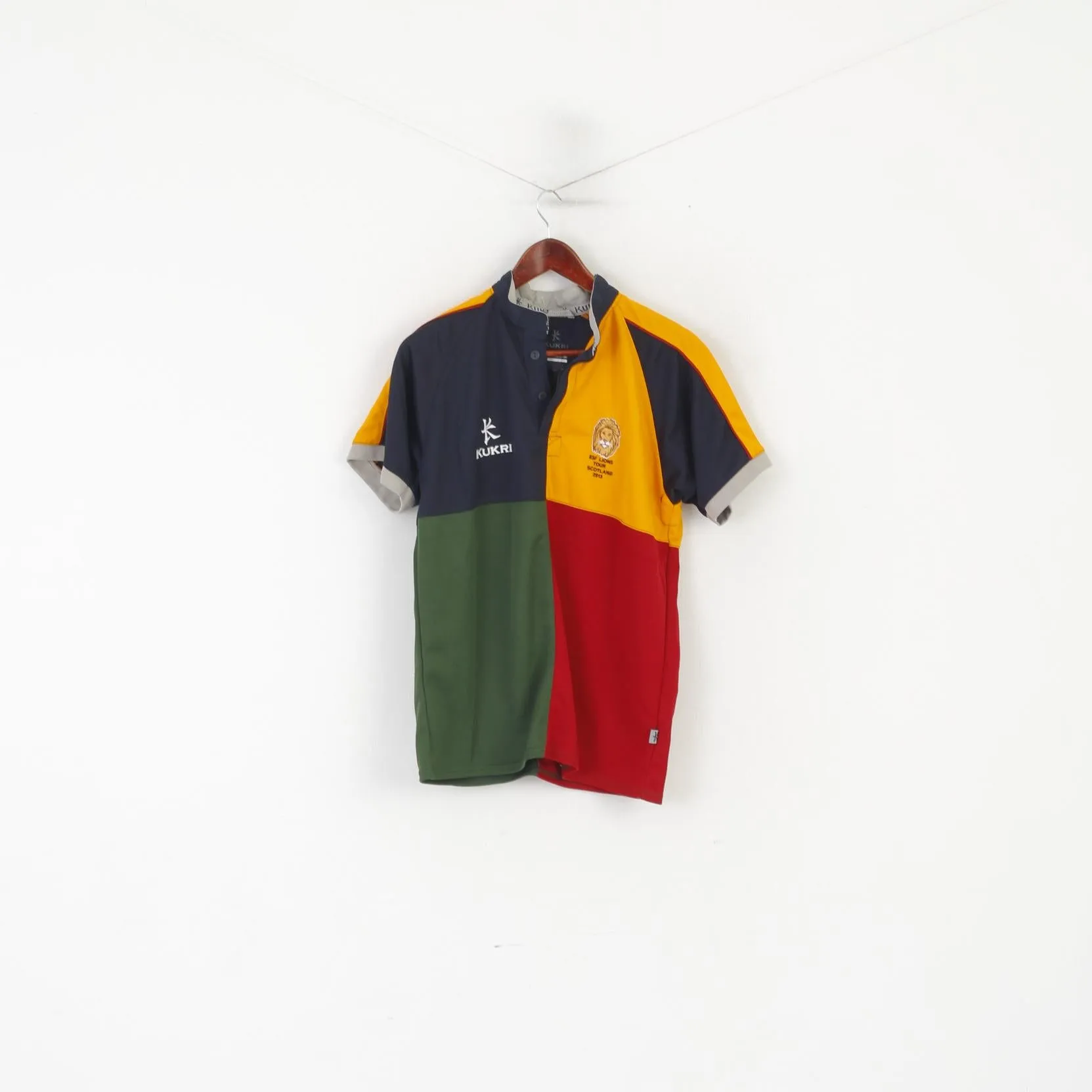 Kukri Men S Shirt ESF Lions Tour Scotland 2013 #2 Vintage Sport Jersey Top