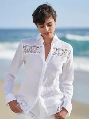 Lailana Lace Linen Shirt