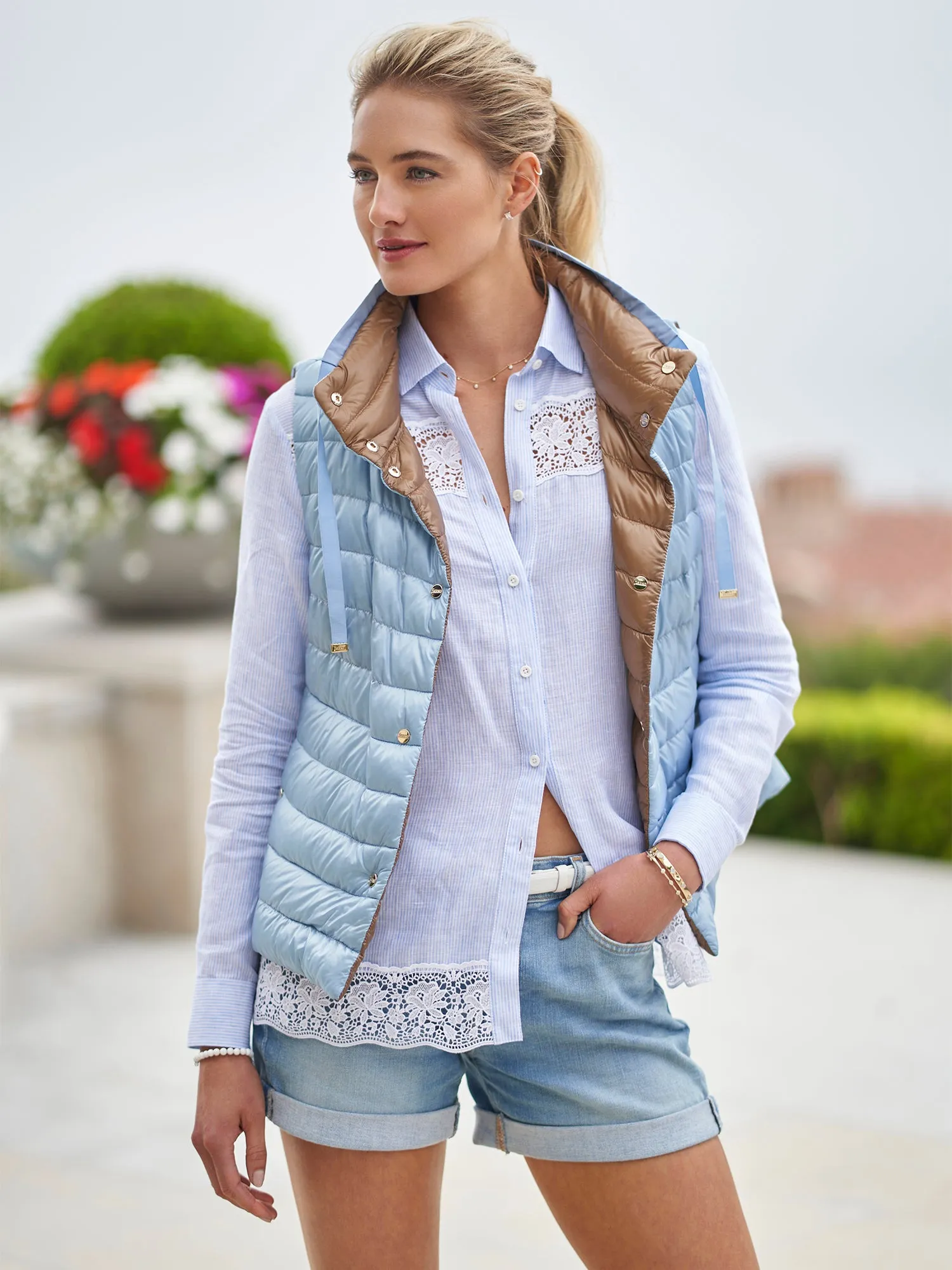 Lailana Lace Linen Shirt