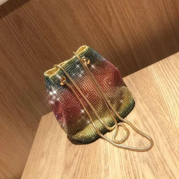 LALA RAINBOW DIAMANTE BAG Gloria Lanvin