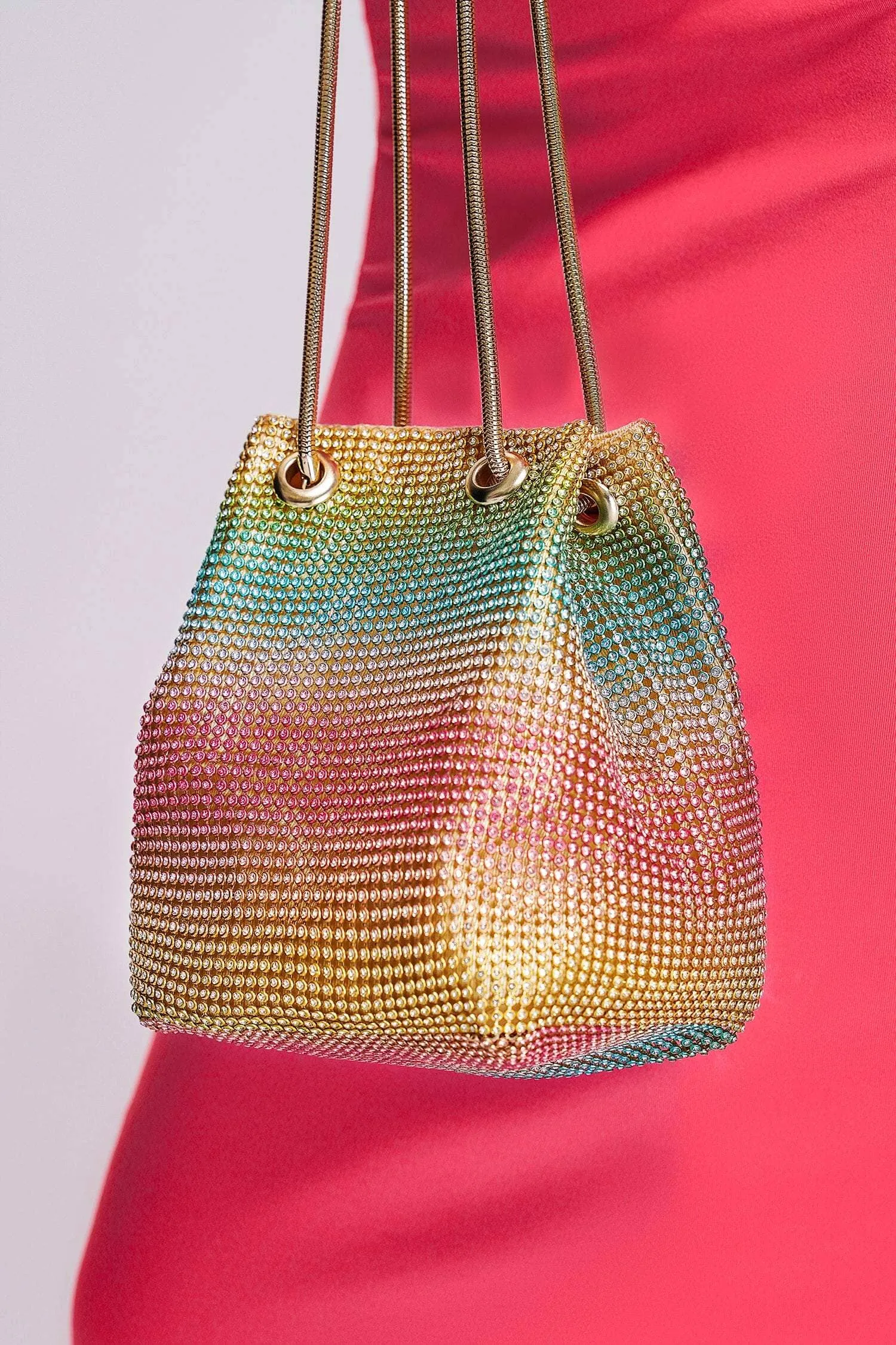 LALA RAINBOW DIAMANTE BAG Gloria Lanvin