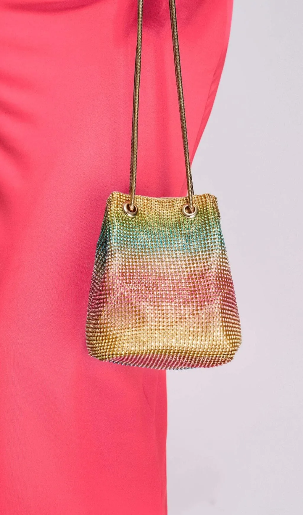 LALA RAINBOW DIAMANTE BAG Gloria Lanvin