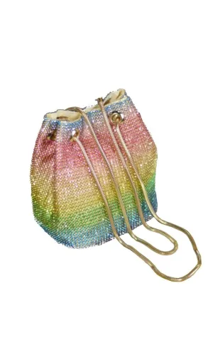 LALA RAINBOW DIAMANTE BAG Gloria Lanvin