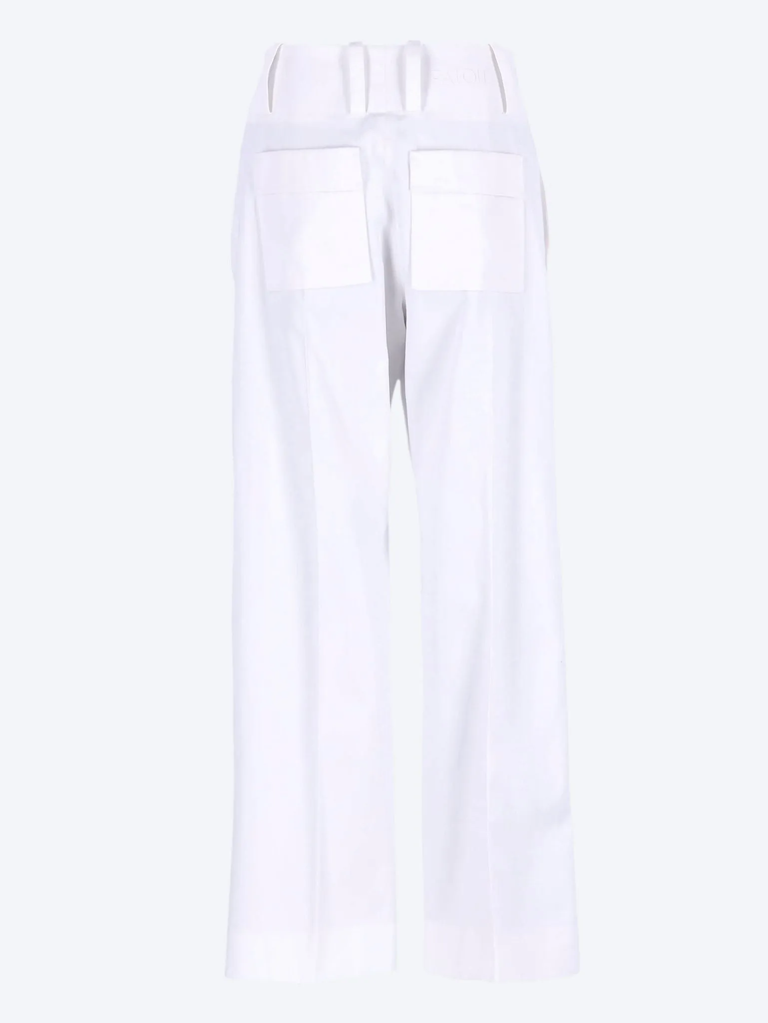 Large belt pants
