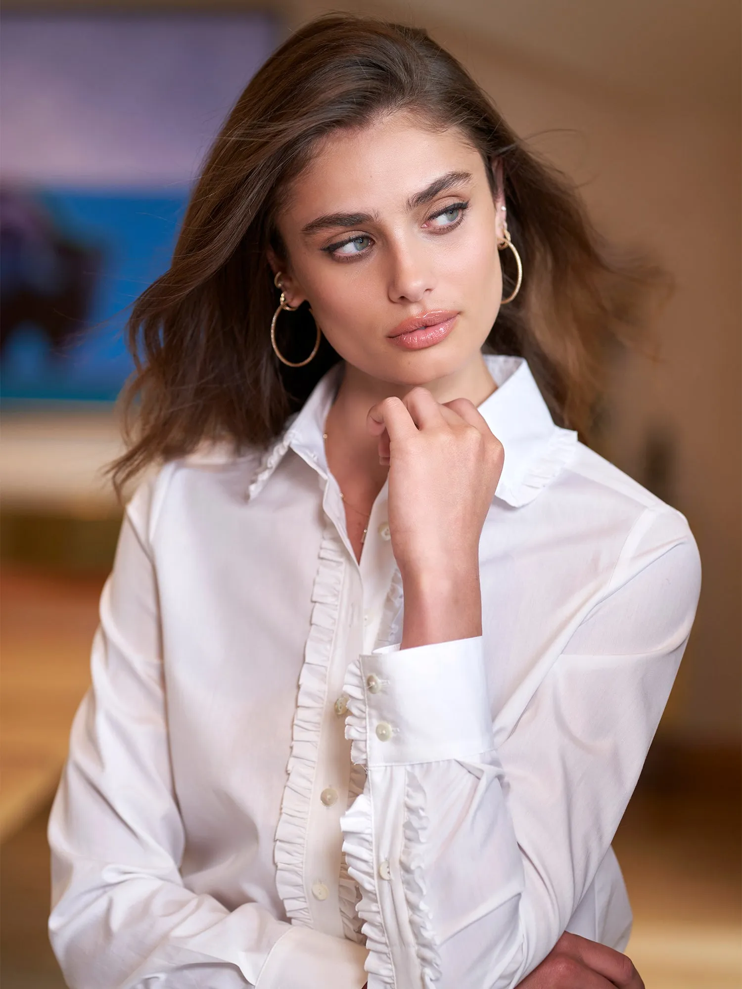 Larissa Ruffle Shirt